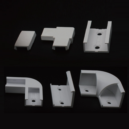 LED Diffuser Channels L/- Plastic Connectors LED Diffuser Channels L/- Plastic Connectors